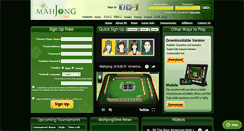Desktop Screenshot of mahjongtime.com